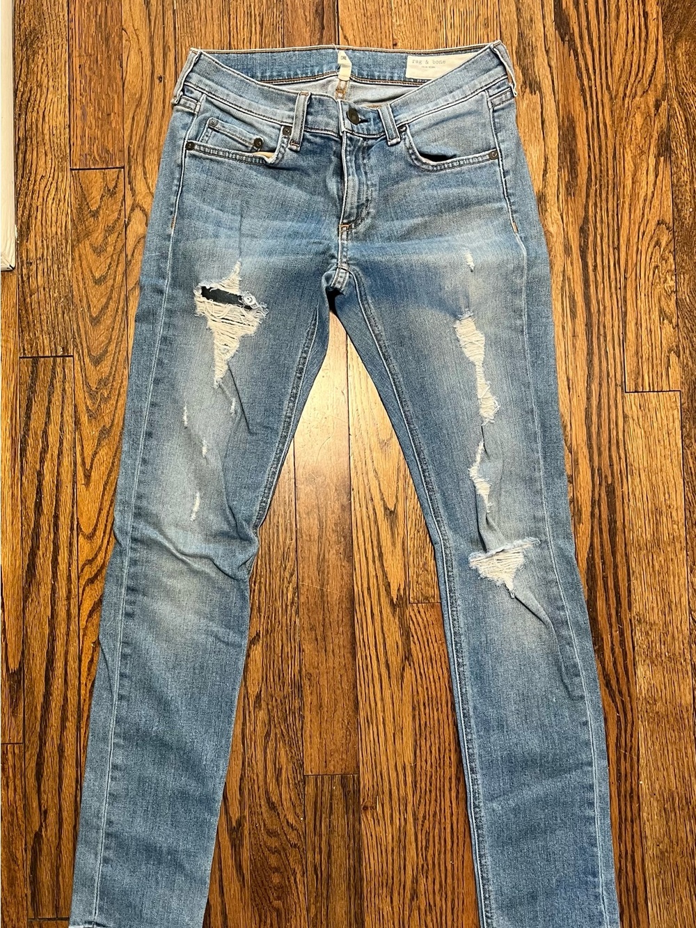 rag & bone Light Blue Women's Skinny Jeans